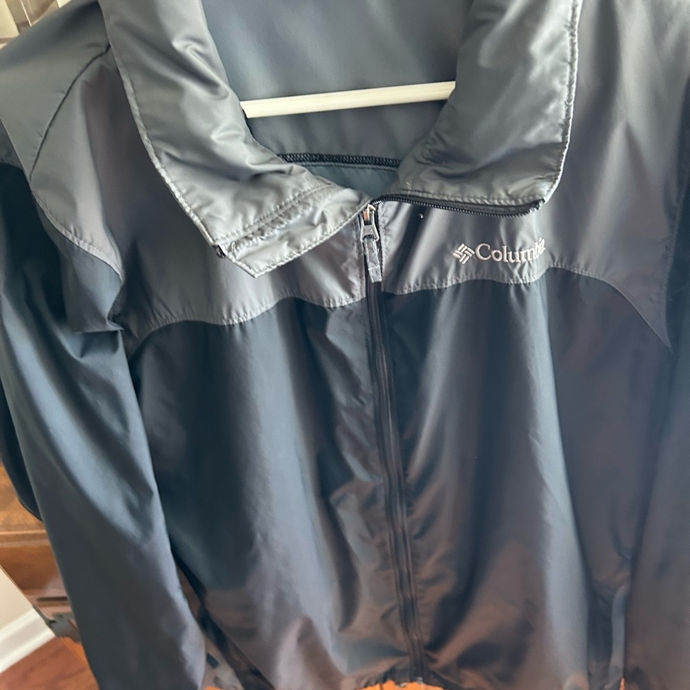 Columbia Black & Gray Rain Jacket. Make An Offer!!